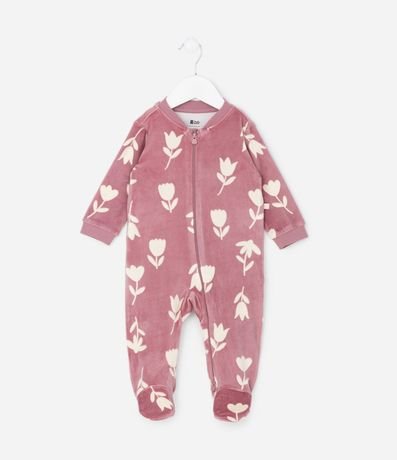 Mono Infantil con Estampado Tulipa Fullprint – Talle RN a 24 Meses