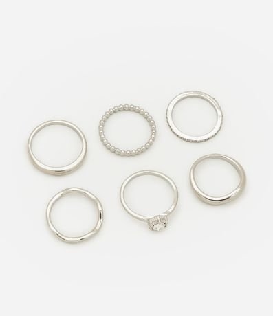 Kit 06 Anillos Diversos