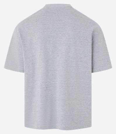 Remera Boxy en Algodón con Estampa Lettering 5