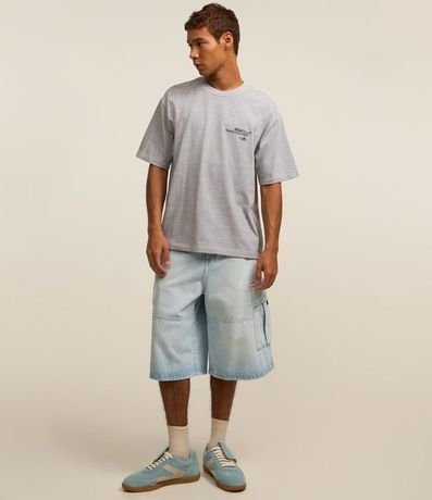 Remera Boxy en Algodón con Estampa Lettering 2