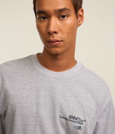 Remera Boxy en Algodón con Estampa Lettering 3