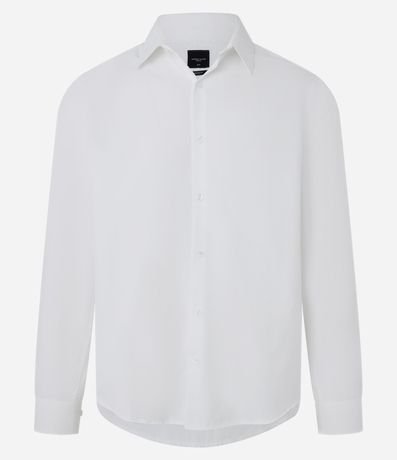 Camisa Regular con Textura Acanalada 5
