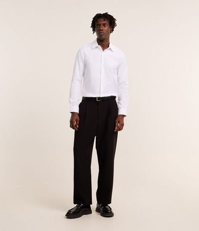 Camisa Regular con Textura Acanalada 2