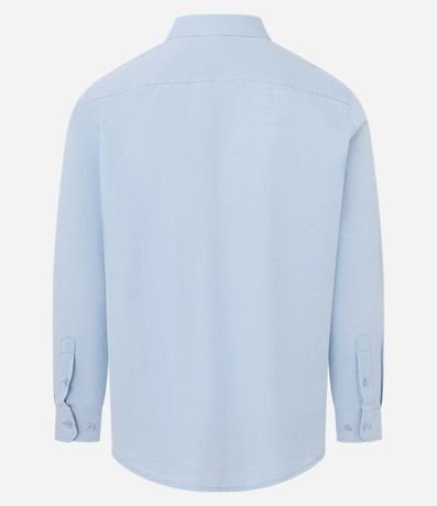 Camisa Regular con Textura Acanalada 6