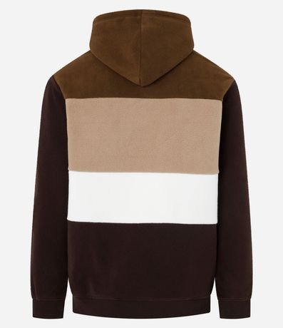 Saco Cerrado en Fleece con Bloques de Color 8