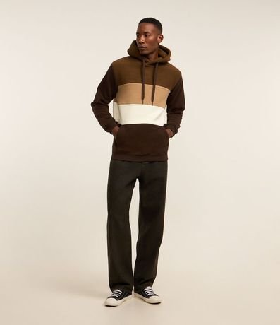 Saco Cerrado en Fleece con Bloques de Color 2