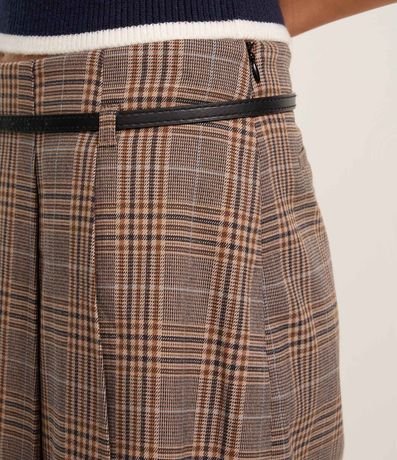 Short Pollera en Sastrería de Cuadros y Plisada 4