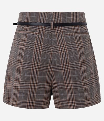 Short Pollera en Sastrería de Cuadros y Plisada 7