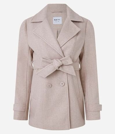 Saco Alargado en Polivelour con Bolsillos 4