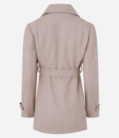 Saco Alargado en Polivelour con Bolsillos 6