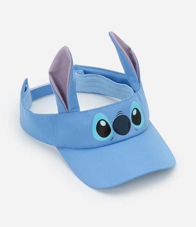 Viseira Infantil con Estampa de Stitch - Talle único