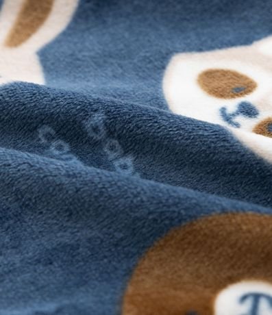 Mono Infantil en Plush con Osos y Conejos - Talle 0 a 24 meses 4