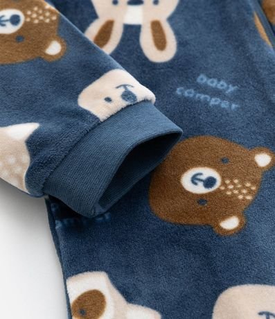 Mono Infantil en Plush con Osos y Conejos - Talle 0 a 24 meses 6