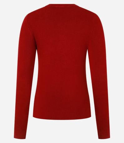 Suéter en Punto con Botones en el Puño 7