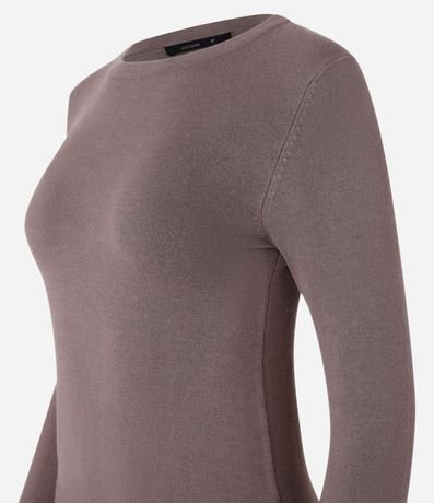 Suéter en Punto con Botones en el Puño 3