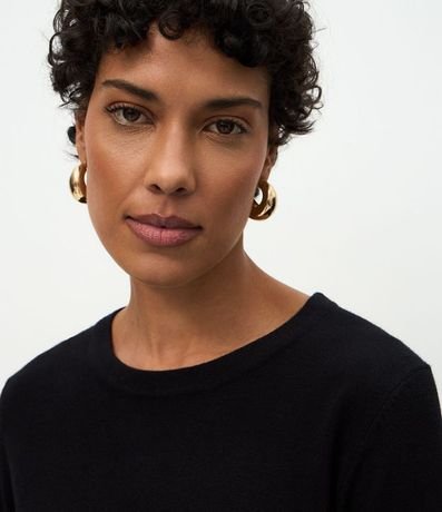 Suéter en Punto con Botones en el Puño 4