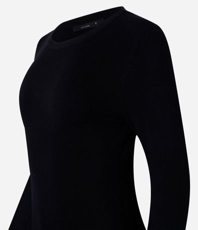 Suéter en Punto con Botones en el Puño 6