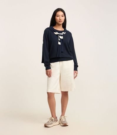 Suéter en Punto con Cuello Redondo 2