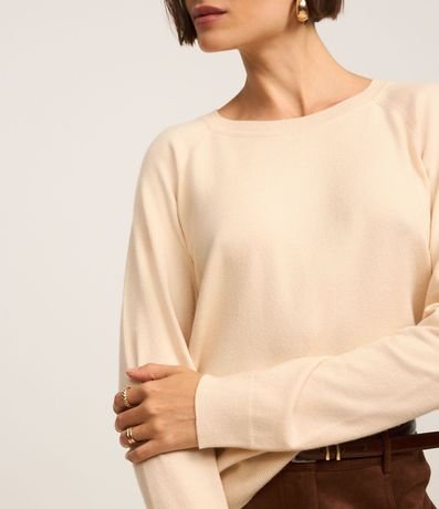 Suéter en Punto con Cuello Redondo 3