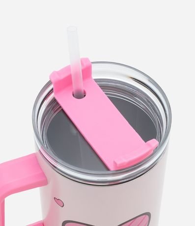 Vaso en Metal con Pajita y Estampa Hello Kitty 1,2L 4