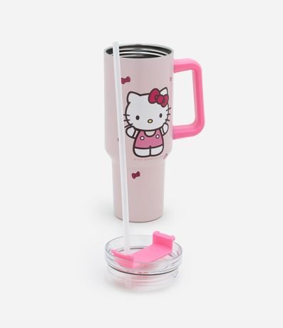 Vaso en Metal con Pajita y Estampa Hello Kitty 1,2L 6