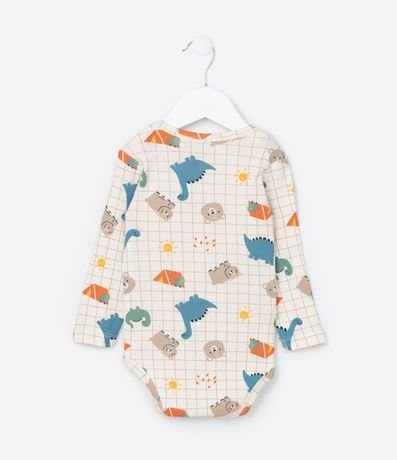 Body Infantil con Estampa Animalitos y Dinos - Talle 0 a 18 meses 2