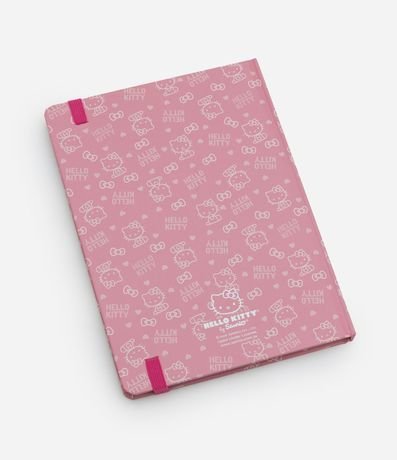 Cuaderno en Papel con Elástico y Estampa Hello Kitty 2