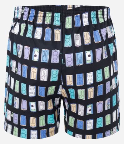 Calzoncillo Boxer de Tela en Tricolina con Estampa de las Puertas de Monsters Inc 2