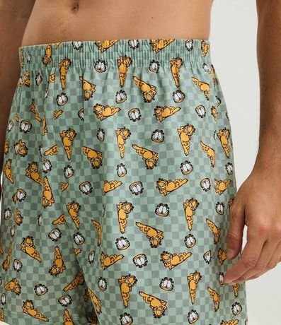 Calzoncillo Boxer de Tela en Tricolina con Estampa de Garfield 3
