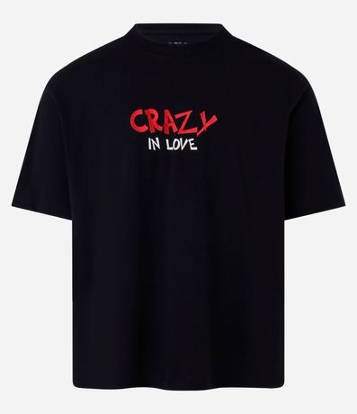 Remera Boxy en Algodón con Estampa Looney Tunes Crazy in Love 5