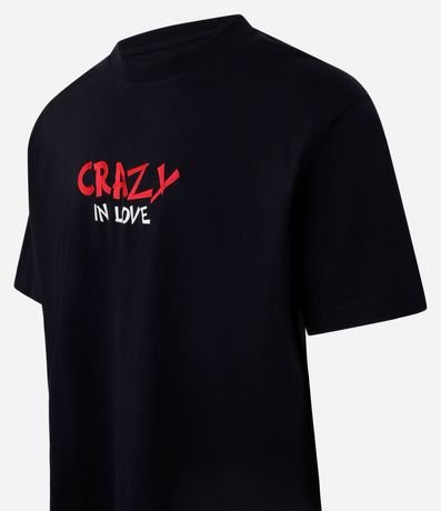 Remera Boxy en Algodón con Estampa Looney Tunes Crazy in Love 6