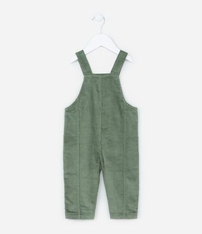 Peto Infantil en Terciopelo Pana con Bolsillo Canguro - Talle 0 a 18 meses 2