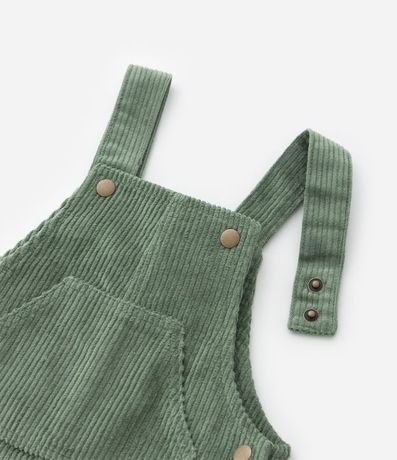 Peto Infantil en Terciopelo Pana con Bolsillo Canguro - Talle 0 a 18 meses 5