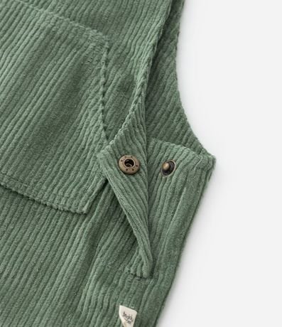 Peto Infantil en Terciopelo Pana con Bolsillo Canguro - Talle 0 a 18 meses 6