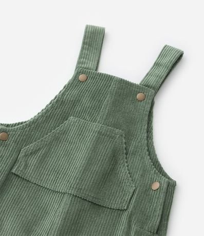 Peto Infantil en Terciopelo Pana con Bolsillo Canguro - Talle 0 a 18 meses 7