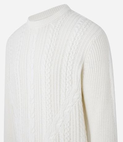 Suéter en Punto con Textura 2