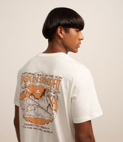 Remera Comfort en Algodón con Estampa Bask in Sunlight 1