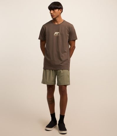 Remera Comfort en Algodón con Estampa de Oso 2