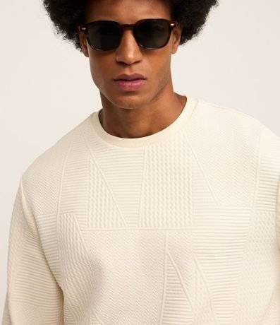 Saco Cerrado con Textura Patchwork 7