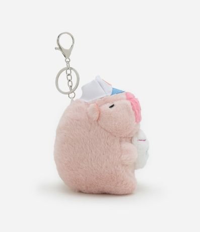 Llavero Infantil con Peluche de Carpincho con Bolitas - Talle U 3