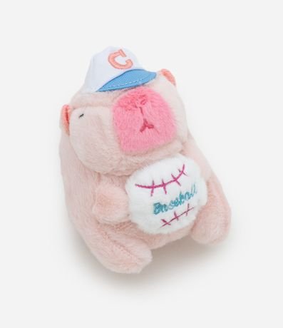 Llavero Infantil con Peluche de Carpincho con Bolitas - Talle U 4