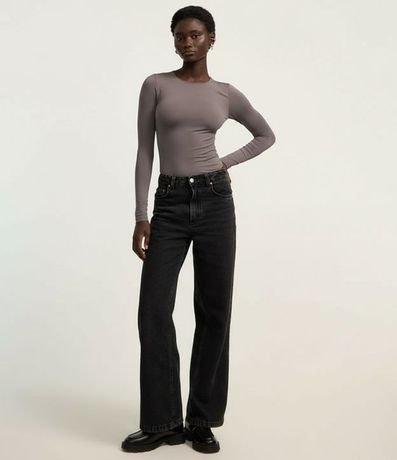 Body Básico en Poliamida con Mangas Largas 3