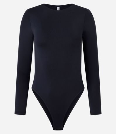 Body Básico en Poliamida con Mangas Largas 3
