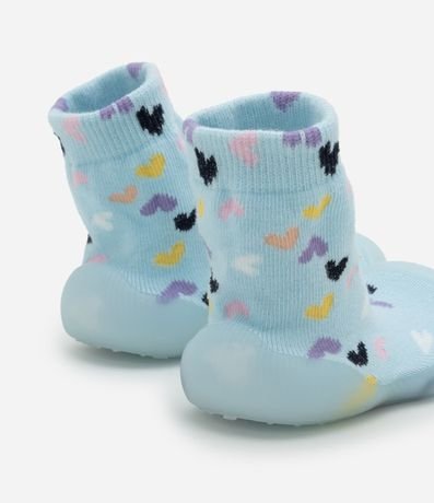 Media Home Socks Infantil con Estampa Corazones - Talle 19 a 26 2