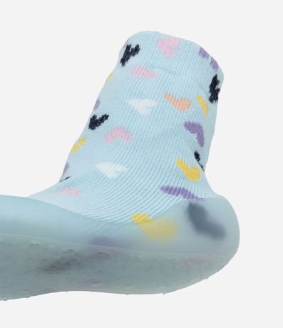 Media Home Socks Infantil con Estampa Corazones - Talle 19 a 26 3