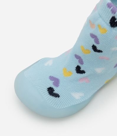 Media Home Socks Infantil con Estampa Corazones - Talle 19 a 26 4