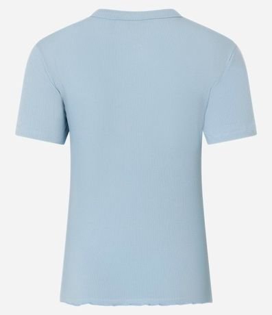 Blusa en Viscosa Texturizada y con Bajo Ondulado 6