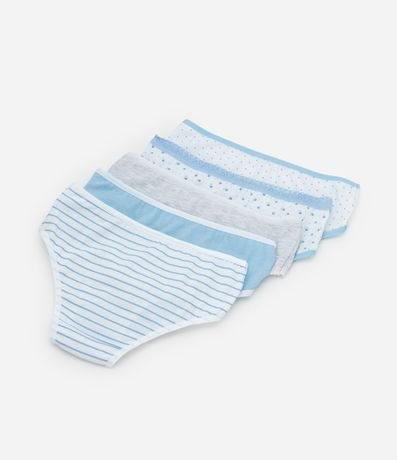 Kit 05 Bombachas Infantiles con Estampas Variadas - Tam  2 a 14 años 2
