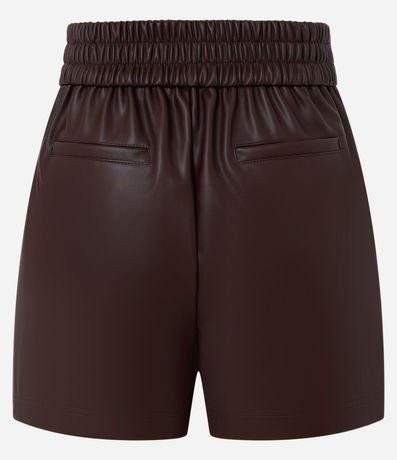 Short corto en PU con Lazo Delantero 6