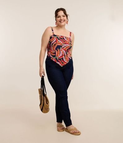 Pantalón Skinny en Jeans con Elastano Curve & Plus Size